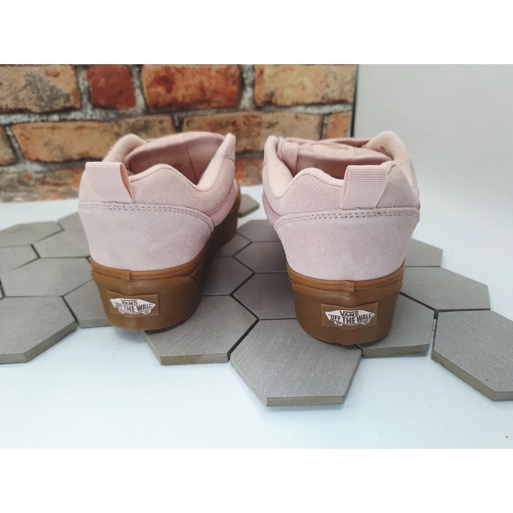 New Vans Knu Stack Rose Gum Sneakers Women Sz 5.5 / Youth‎ GS 4.0 Platform Lift